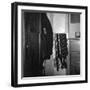 Blazer and School Ties Hanging in Room of a Merten College Student at Oxford University-null-Framed Photographic Print