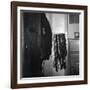 Blazer and School Ties Hanging in Room of a Merten College Student at Oxford University-null-Framed Photographic Print