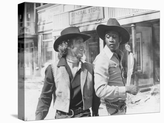 Blazing Saddles, from Left: Gene Wilder, Cleavon Little, 1974-null-Stretched Canvas