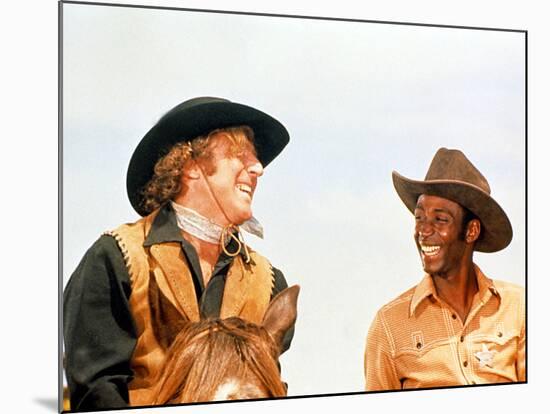 Blazing Saddles, Gene Wilder, Cleavon Little, 1974-null-Mounted Photo