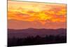 Blazing Sunset-Lance Kuehne-Mounted Photographic Print