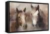 Blazing the West Neutral Crop-null-Framed Stretched Canvas