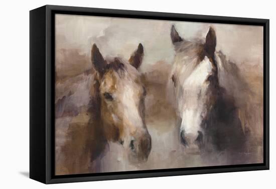 Blazing the West Neutral Crop-null-Framed Stretched Canvas