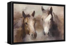 Blazing the West Neutral Crop-null-Framed Stretched Canvas