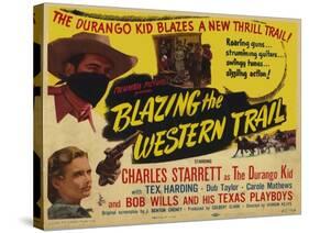 Blazing the Western Trail, 1945-null-Stretched Canvas
