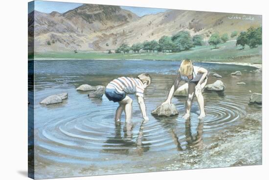 Blea Tarn Summer, 1987-John Cooke-Stretched Canvas