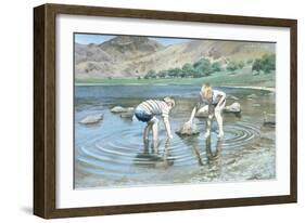 Blea Tarn Summer, 1987-John Cooke-Framed Giclee Print