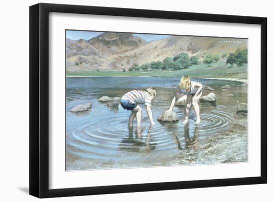 Blea Tarn Summer, 1987-John Cooke-Framed Giclee Print