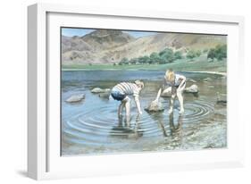 Blea Tarn Summer, 1987-John Cooke-Framed Giclee Print