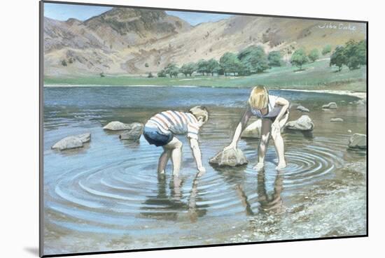 Blea Tarn Summer, 1987-John Cooke-Mounted Giclee Print