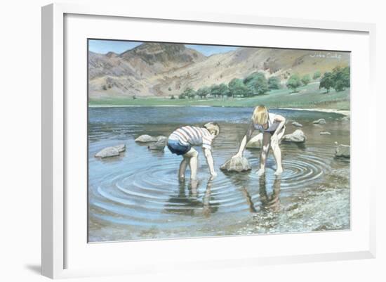 Blea Tarn Summer, 1987-John Cooke-Framed Giclee Print