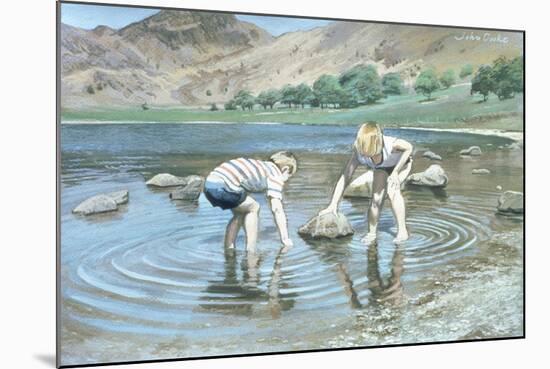 Blea Tarn Summer, 1987-John Cooke-Mounted Giclee Print