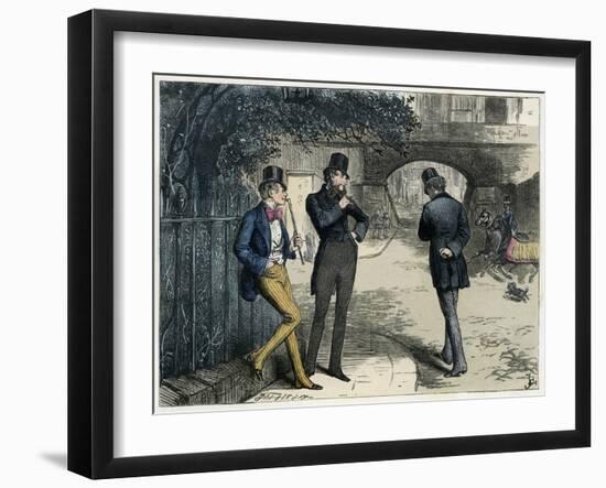 Bleak House by Charles Dickens-Frederick Barnard-Framed Giclee Print