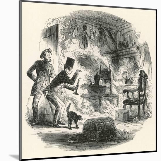 Bleak House, Combustion-Hablot K Browne-Mounted Art Print