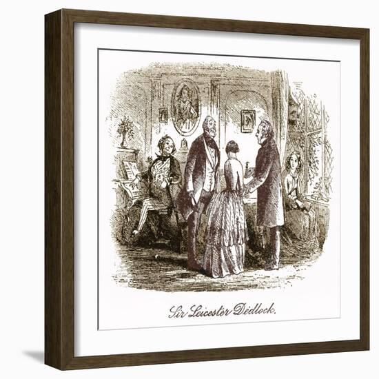 Bleak House-Hablot Knight Browne-Framed Giclee Print