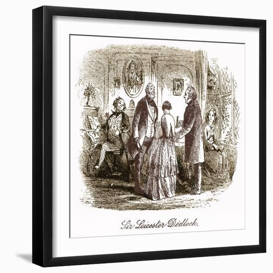 Bleak House-Hablot Knight Browne-Framed Giclee Print