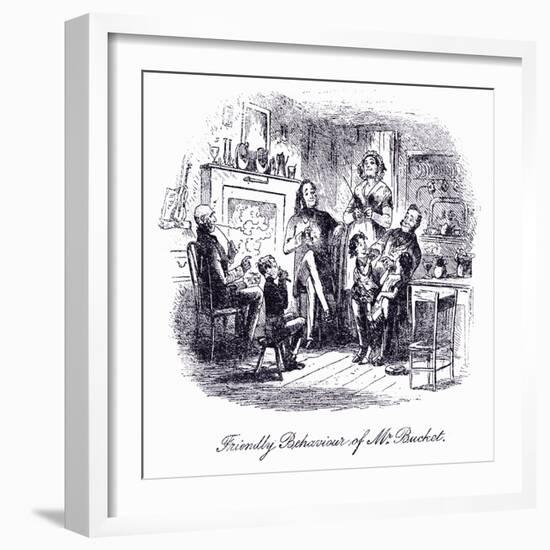 Bleak House-Hablot Knight Browne-Framed Giclee Print