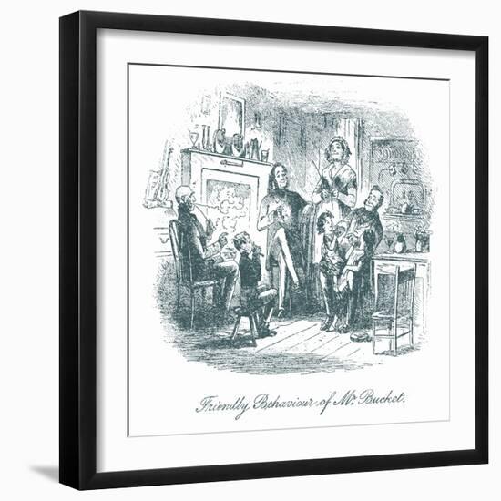 Bleak House-Hablot Knight Browne-Framed Giclee Print