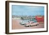 Bleak Motel Star-Rest, Retro-null-Framed Art Print