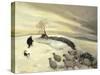 Bleak Winter Day-Margaret Loxton-Stretched Canvas