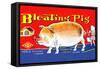 Bleating Pig-null-Framed Stretched Canvas