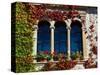 Bled Castle Window, Lake Bled, Bled Island, Slovenia-Lisa S. Engelbrecht-Stretched Canvas