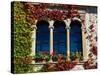 Bled Castle Window, Lake Bled, Bled Island, Slovenia-Lisa S. Engelbrecht-Stretched Canvas