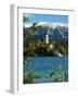 Bled Island and Julian Alps, Lake Bled, Slovenia-Lisa S. Engelbrecht-Framed Photographic Print