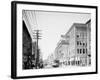 Bleecker Street, Utica, N.Y.-null-Framed Photo