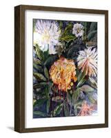 Bleeding Peony-jocasta shakespeare-Framed Giclee Print