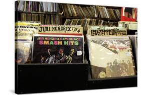 Bleeker Street Record Shop NYC-null-Stretched Canvas