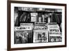 Bleeker Street Record Shop NYC-null-Framed Photo