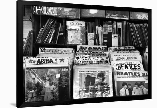 Bleeker Street Record Shop NYC-null-Framed Photo