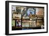 Bleeker Street Record Shop NYC-null-Framed Photo