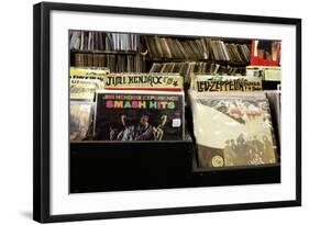 Bleeker Street Record Shop NYC-null-Framed Photo