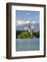 Blejski Otok Island with Santa Maria Church, Lake Bled, Gorenjska, Julian Alps, Slovenia, Europe-Markus Lange-Framed Photographic Print