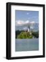 Blejski Otok Island with Santa Maria Church, Lake Bled, Gorenjska, Julian Alps, Slovenia, Europe-Markus Lange-Framed Photographic Print