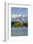 Blejski Otok Island with Santa Maria Church, Lake Bled, Gorenjska, Julian Alps, Slovenia, Europe-Markus Lange-Framed Photographic Print