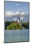 Blejski Otok Island with Santa Maria Church, Lake Bled, Gorenjska, Julian Alps, Slovenia, Europe-Markus Lange-Mounted Photographic Print