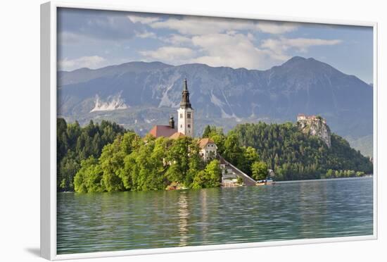 Blejski Otok Island with Santa Maria Church-Markus-Framed Photographic Print