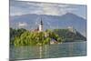 Blejski Otok Island with Santa Maria Church-Markus-Mounted Photographic Print