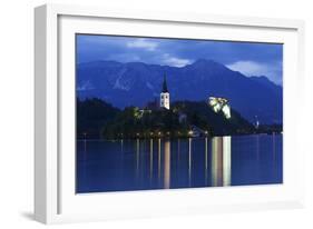 Blejski Otok Island with Santa Maria Church-Markus-Framed Photographic Print