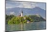 Blejski Otok Island with Santa Maria Church-Markus-Mounted Premium Photographic Print