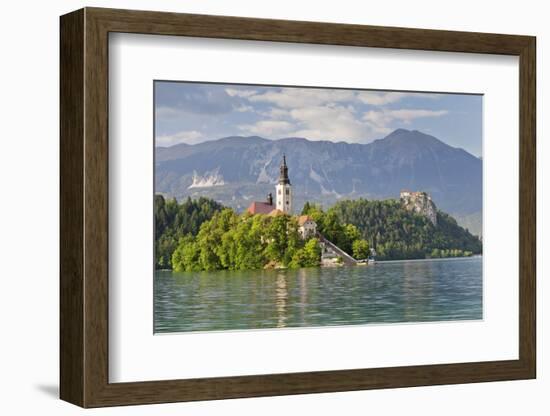 Blejski Otok Island with Santa Maria Church-Markus-Framed Photographic Print