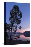 Blencathra and Derwent Water sunrise, Lake District National Park, Cumbria, England, United Kingdom-John Potter-Stretched Canvas