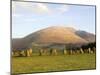 Blencathra from Castlerigg Stone Circle, Keswick, Lake District National Park, Cumbria, England, Un-James Emmerson-Mounted Photographic Print