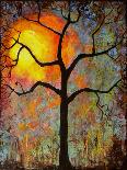 Tree of Life Lexicon Tree 4-Blenda Tyvoll-Framed Art Print