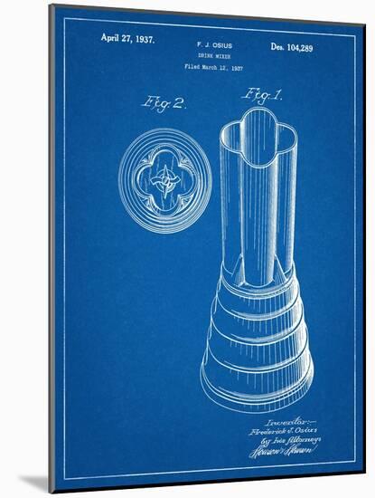 Blender Patent Kitchen Art-null-Mounted Art Print