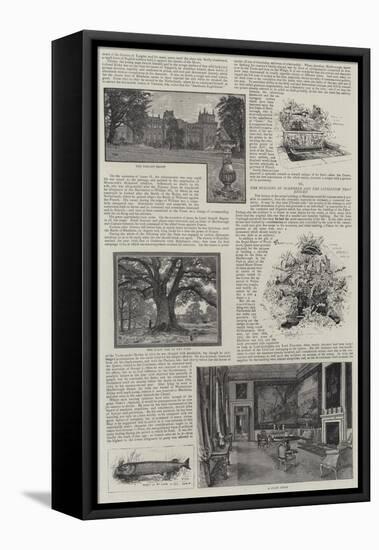 Blenheim Palace Illustrated-Henry Edward Tidmarsh-Framed Stretched Canvas