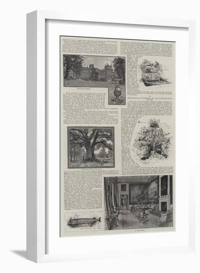 Blenheim Palace Illustrated-Henry Edward Tidmarsh-Framed Giclee Print